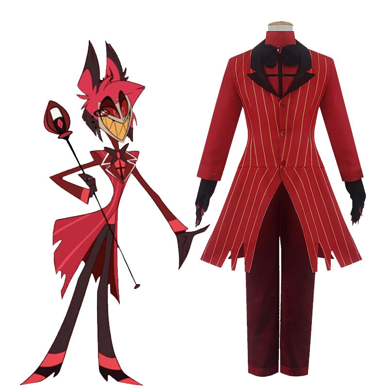 Anime Hazbin Hotel Alastor Cosplay Costume The Radio Demon Cosplay Costume
