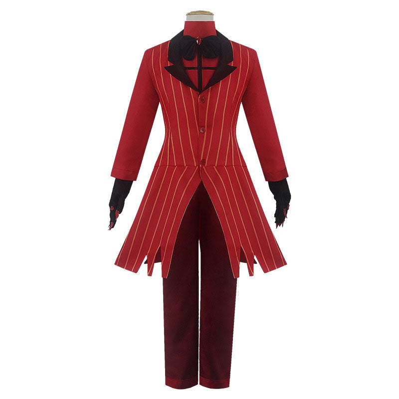 Anime Hazbin Hotel Alastor Cosplay Costume The Radio Demon Cosplay Costume