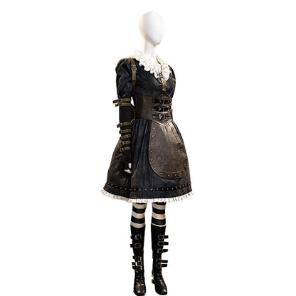 Alice: Madness Returns Alice Liddell Cosplay Halloween Party Outfits