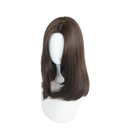 Alita: Battle Angel Alita Short Brown Wig Cosplay Wigs