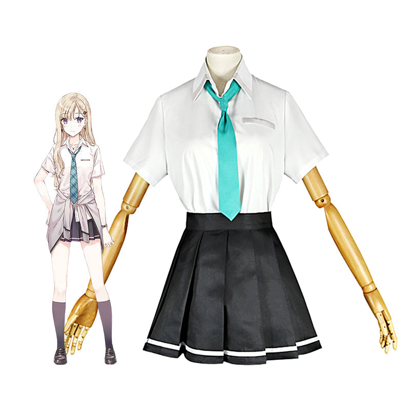 Anime Days with My Stepsister Ayase Saki Cosplay Costume JK Uniform