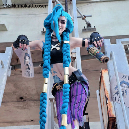 Anime LOL Arcane Jinx Cosplay Costume Halloween Costume