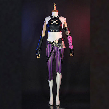 Anime LOL Arcane Jinx Cosplay Costume Halloween Costume