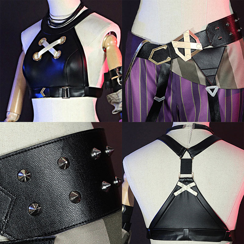 Anime LOL Arcane Jinx Cosplay Costume Halloween Costume