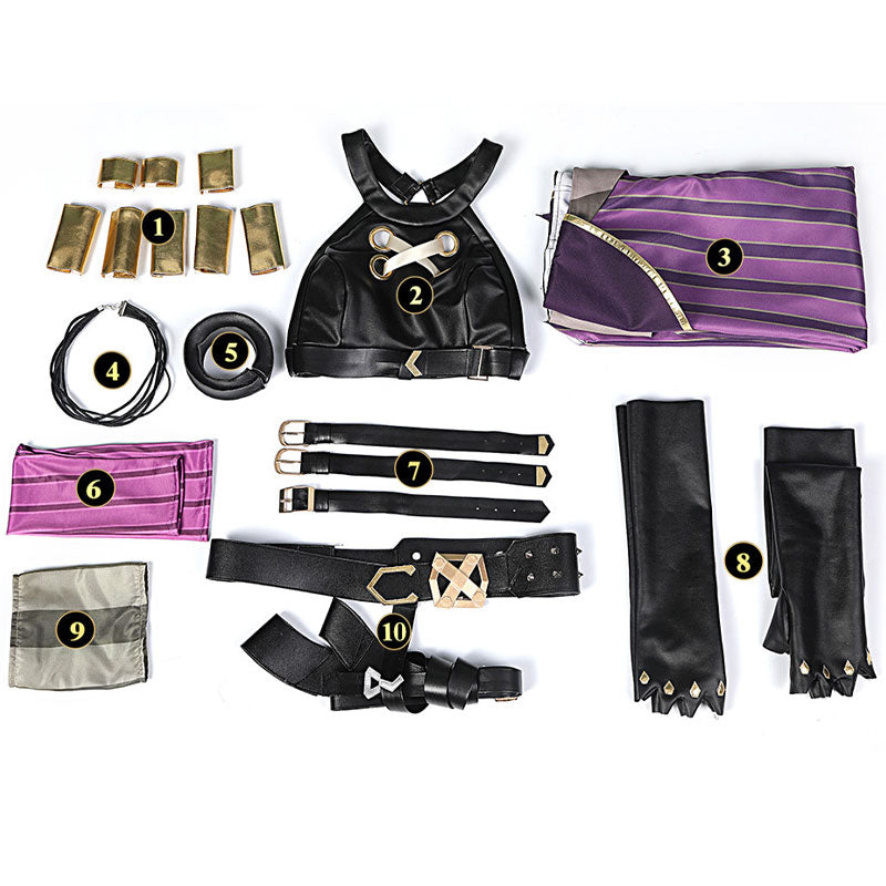 Anime LOL Arcane Jinx Cosplay Costume Halloween Costume
