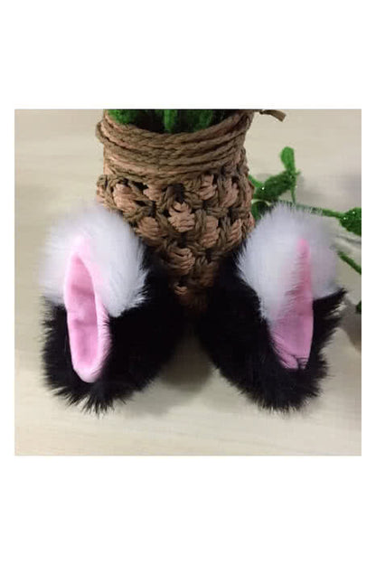 Anime Props Tip Plush Hairpin Solid  Fox Ears Cosplay Accessory
