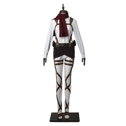 Attack on Titan Mikasa Ackerman Training Corps Uniform Set Cosplay Costumes