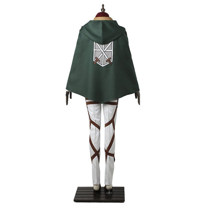 Attack on Titan Mikasa Ackerman Training Corps Uniform Set Cosplay Costumes