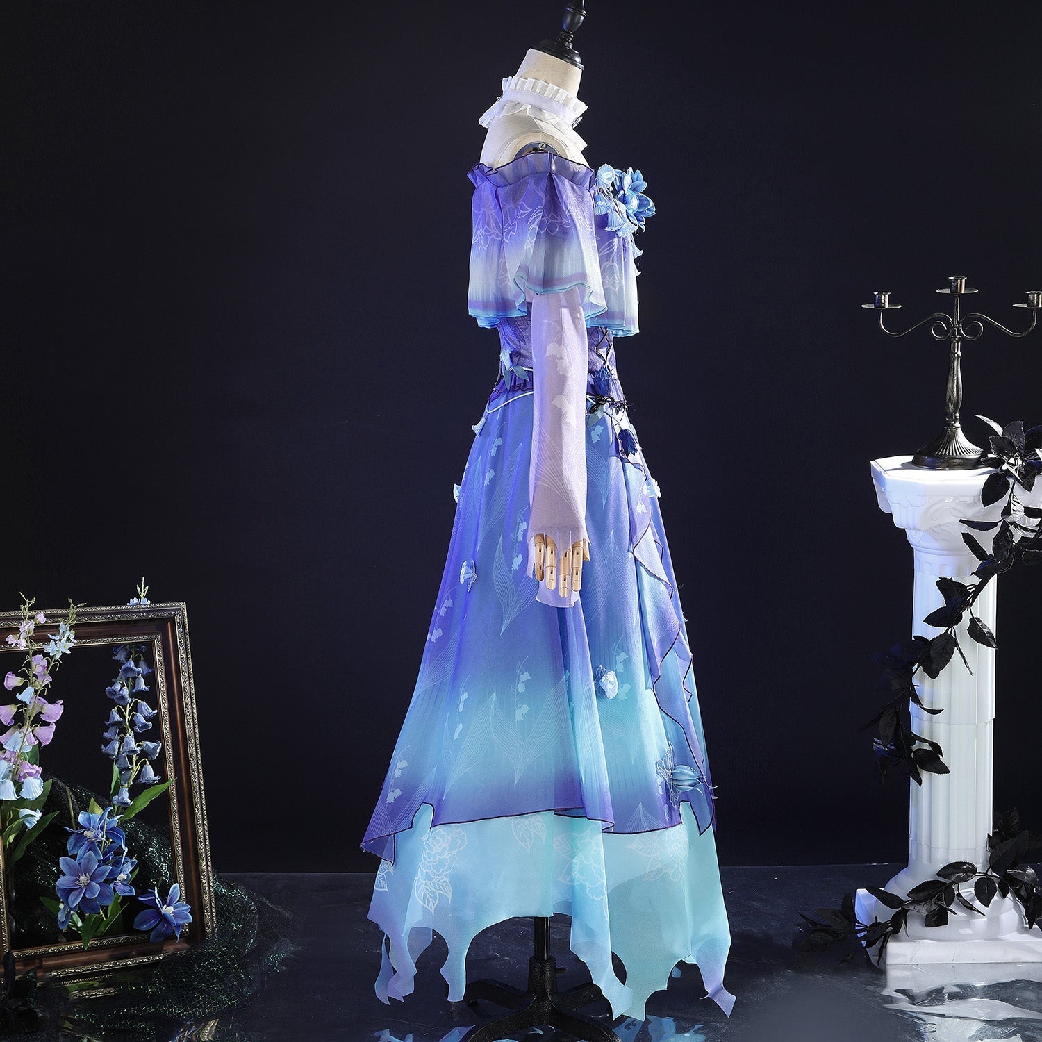 Identity V Entomologist Melly Plinius Ghost Candle Cosplay Costumes
