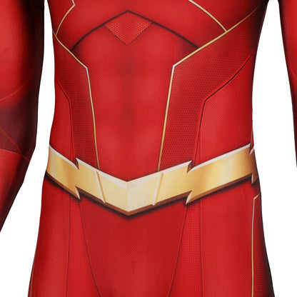 The Flash season 8 Barry Allen Male Jumpsuit with Mask Cosplay Costumes