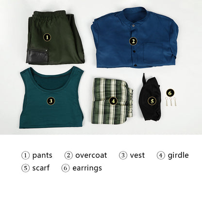 Navigation Live Action Roronoa Zoro One Piece Full Set Cosplay Costumes