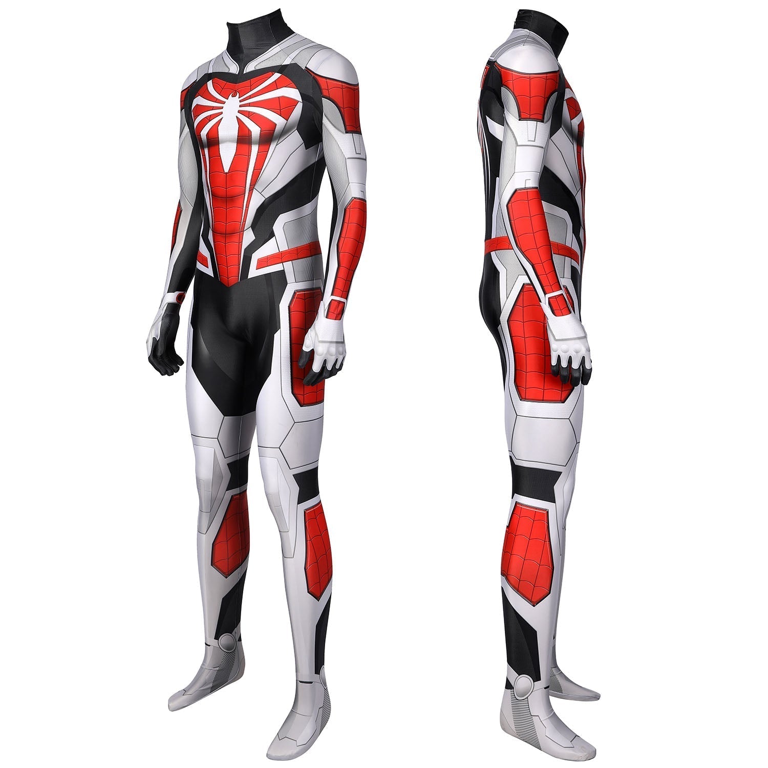 Spider-Man PS5 Remastered New Armoured Advanced Suit Jumpsuit Costumes
