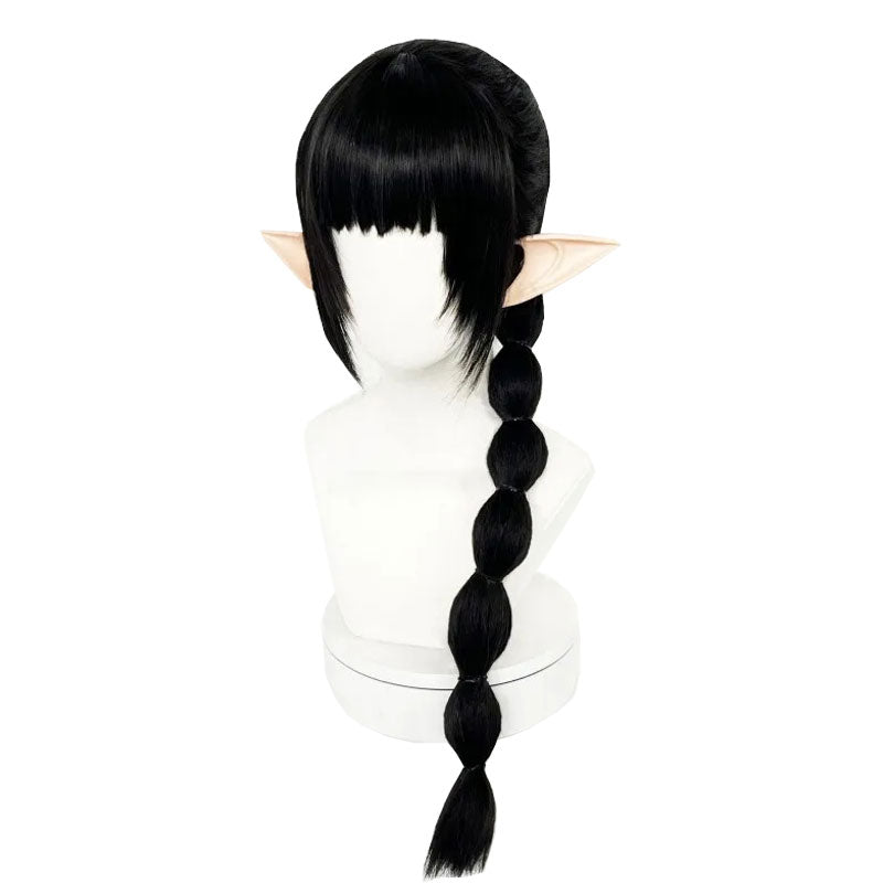 Baldur's Gate 3 ShadowHeart Black Cosplay Wig