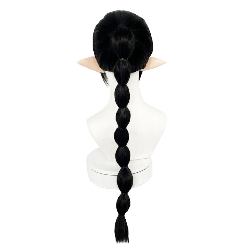 Baldur's Gate 3 ShadowHeart Black Cosplay Wig