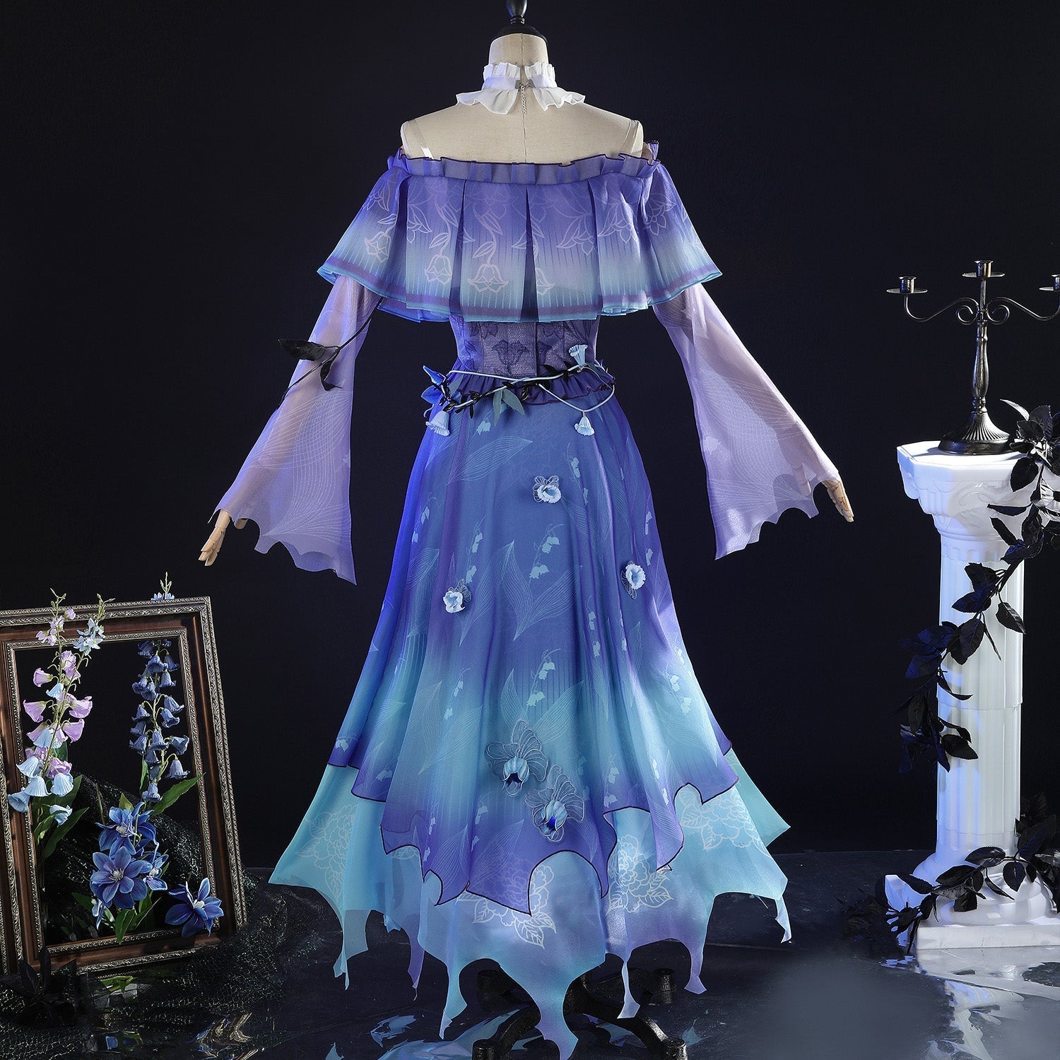Identity V Entomologist Melly Plinius Ghost Candle Cosplay Costumes