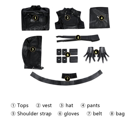 Thunderbolts Ghost Leather Full Set Top Level Cosplay Costumes