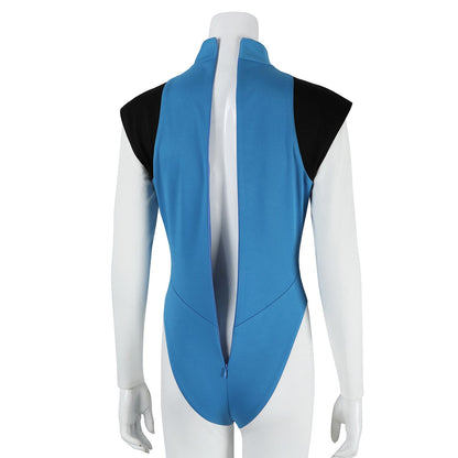 Dispatch Blonde Blazer Bodysuit Cloak Woman Fullset Cosplay Costumes
