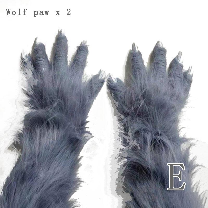 BEASTARS Haru & Legoshi Prop Headgear Mask Wolf Paw Tail Cospaly Props