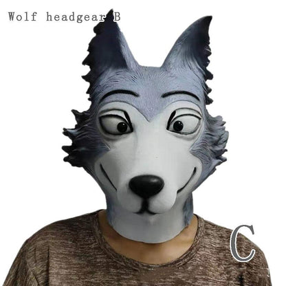 BEASTARS Haru & Legoshi Prop Headgear Mask Wolf Paw Tail Cospaly Props