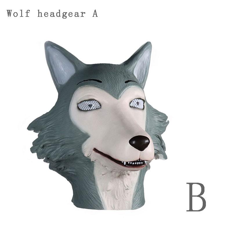 BEASTARS Haru & Legoshi Prop Headgear Mask Wolf Paw Tail Cospaly Props