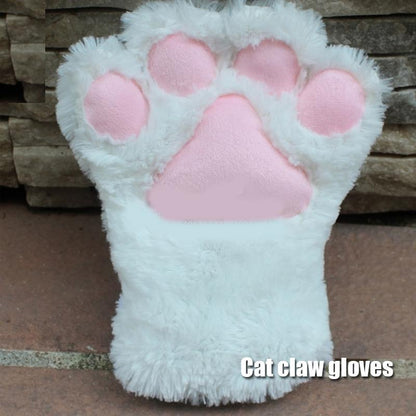 Black And White Cat Ears Tail Cat Claw Cos Props Headwear Cosplay