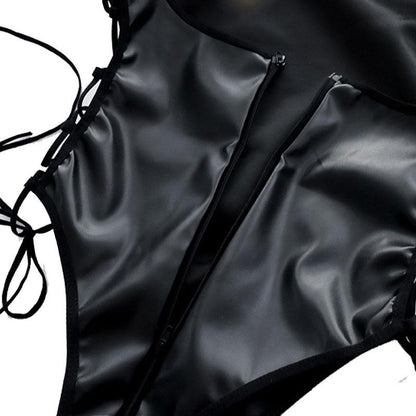 Black Bodysuit Tights Sexy Lingerie Cosplay Costume