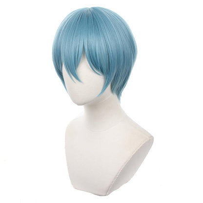 Blue Lock Hiori Yo Blue Short Cosplay Wigs