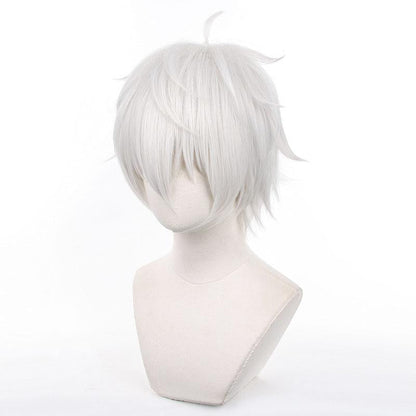 Blue Lock Seishiro Nagi Silver White Cosplay Wigs