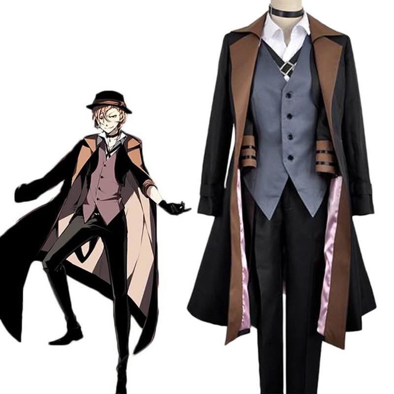 Bungou Stray Dogs Ch¨±ya Nakahara Anime Cosplay Costumes