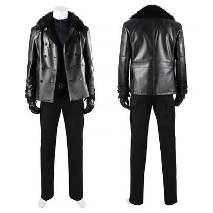 Resident Evil 9 Requiem Leon Leather Jacket Fullset Cosplay Costumes