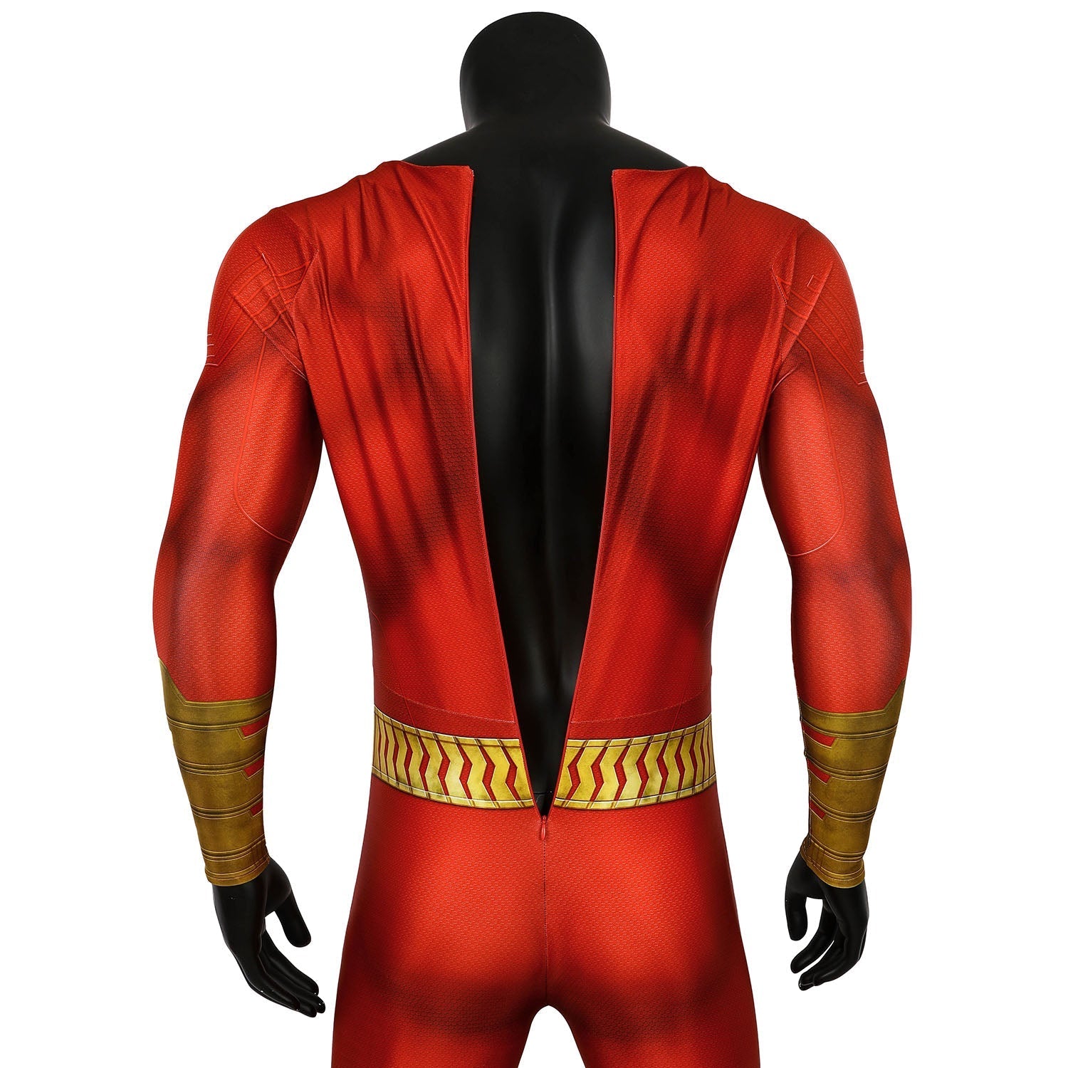 Shazam! Billy Batson Captain Marvel Male Jumpsuit Cosplay Costumes