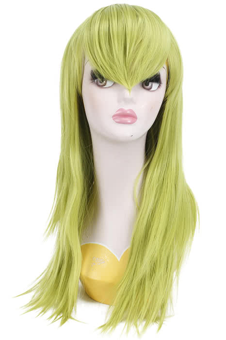 60cm Long Straight Green Cosplay Party Hair Wig