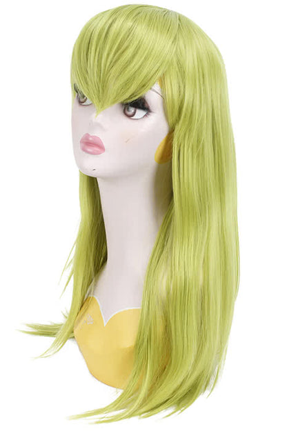 60cm Long Straight Green Cosplay Party Hair Wig