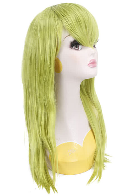 60cm Long Straight Green Cosplay Party Hair Wig