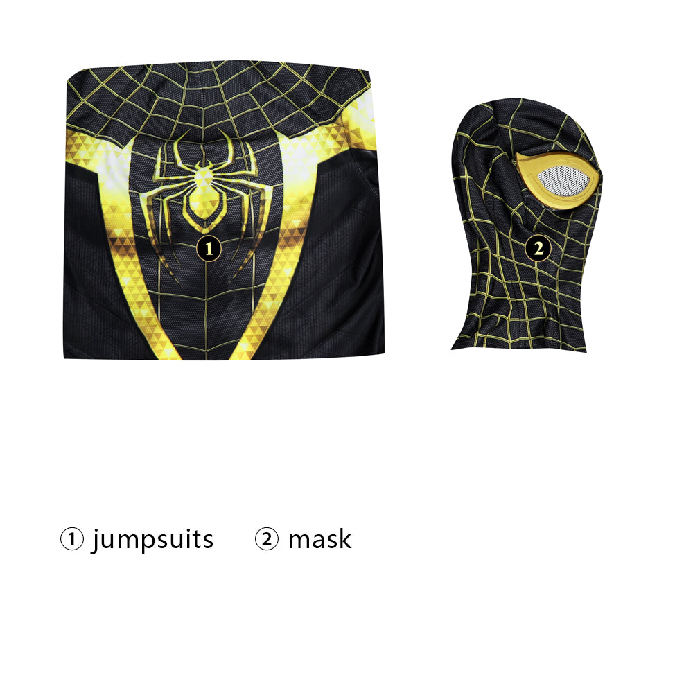 Spider-Man Miles Morales Uptown Pride Suit Male Jumpsuit Costumes