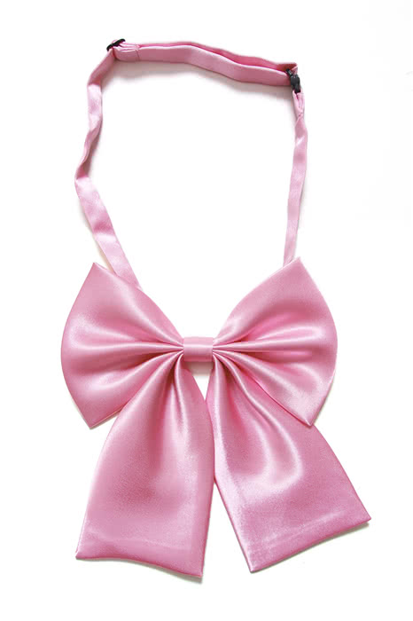 Pink Big Bow Tie Lovely And Nice For Cosplay