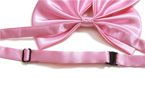 Pink Big Bow Tie Lovely And Nice For Cosplay