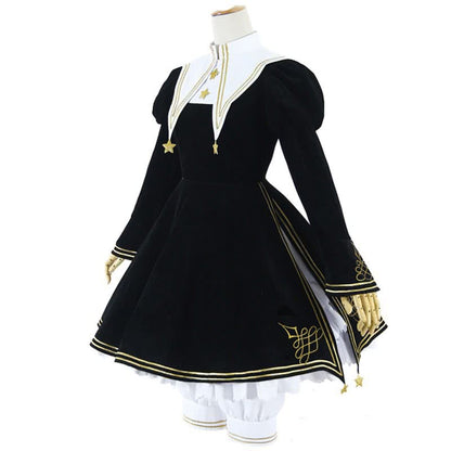 Cardcaptor Card Captor Sakura  Kinomoto Lolita Dress Cosplay Costume