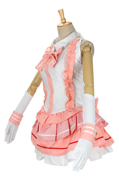 Sword Art Online Asuna Yuuki Cosplay Costume Female Dress