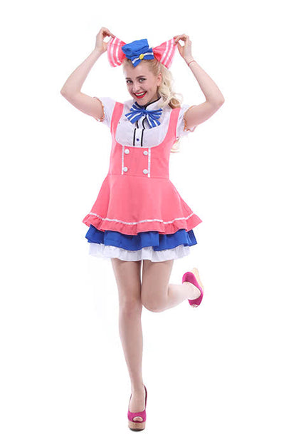 Love Live! Minami Kotori Cosplay Costume Candy Lolita Princess Maid Dress Outfit