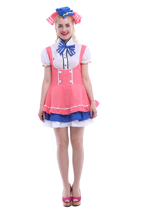 Love Live! Minami Kotori Cosplay Costume Candy Lolita Princess Maid Dress Outfit