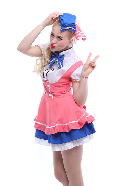 Love Live! Minami Kotori Cosplay Costume Candy Lolita Princess Maid Dress Outfit