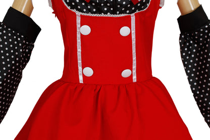 Love Live! Nishikino Maki Red Lovely Cosplay Costumes
