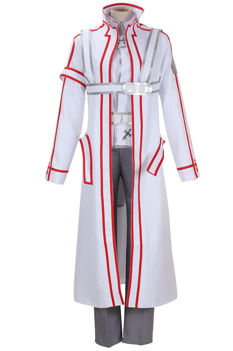 Sword Art Online Kirito Knights of the Blood White Cosplay Costume