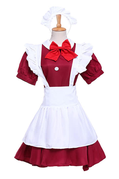 Japanese Coffee House Waitress Cosplay Costume