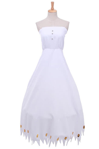 Fate Stay Saber Night Rin Deep Blue Dress Cosplay Costume