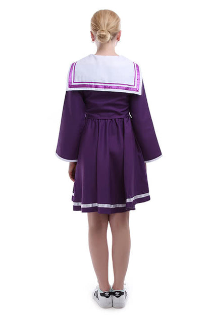 No Game NO Life Shiro Japanese Sailor Suit Cosplay Costumes