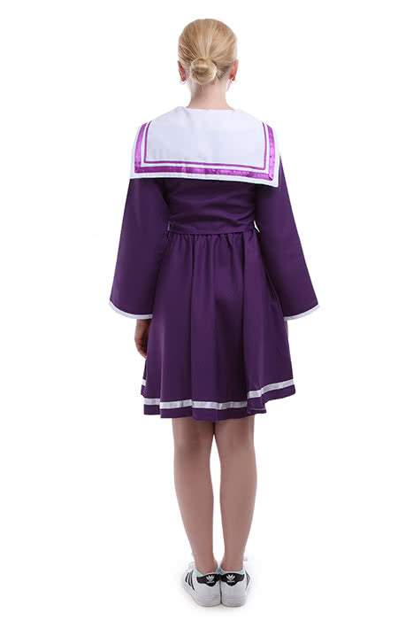 No Game NO Life Shiro Japanese Sailor Suit Cosplay Costumes