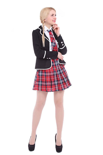 British High School Girls Cosplay Costumes