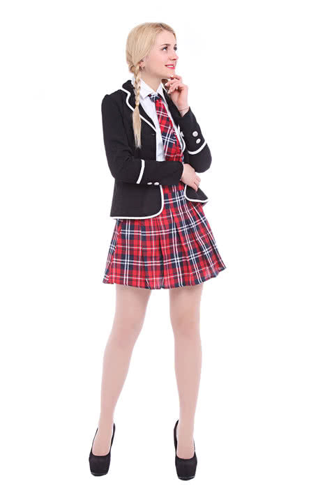 British High School Girls Cosplay Costumes